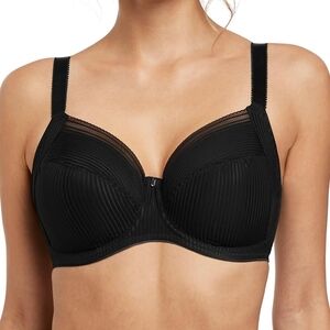 Fantasie Fusion Unlined Underwire Full Cup Side Support Bra Black Size 32J